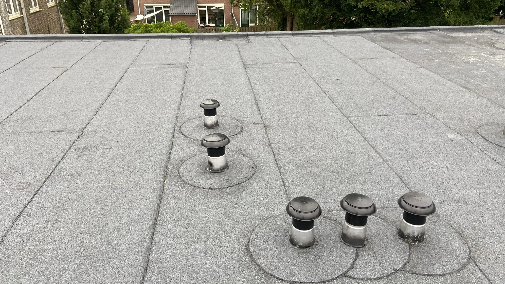 Dakisolatie project - voor en na